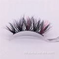 Pink Mink Wimpern Vollstreifen farbenfrohe Mink Wimpern